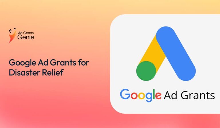 Google Ad Grants for Disaster Relief