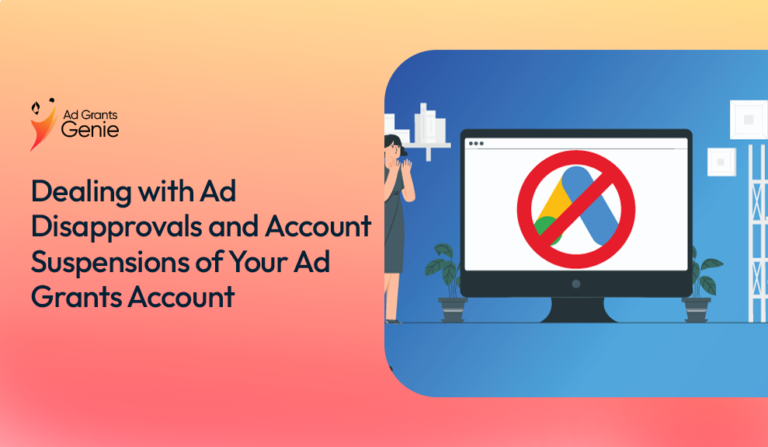 dealing with disapprovals on google ad grants account